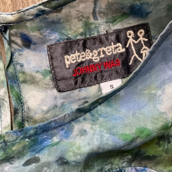 Johnny Was Gimova Shirred Maxi Dress size Small - Picture 5 of 8